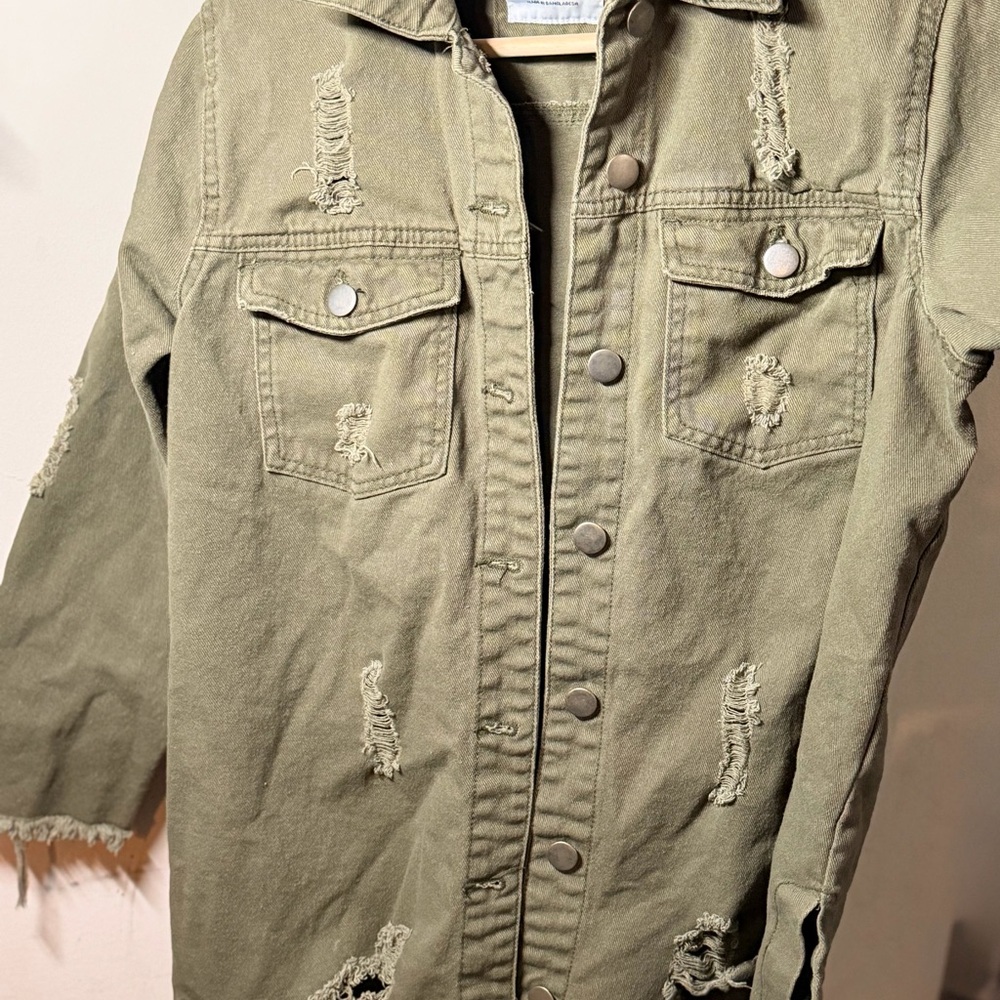 Highway Jeans Olive Utility Jacket